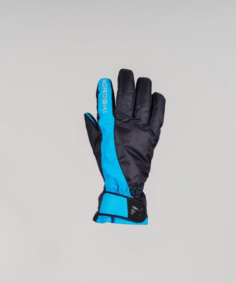 Перчатки Nordski Jr.Arctic Black/Aquamarine Membrane
