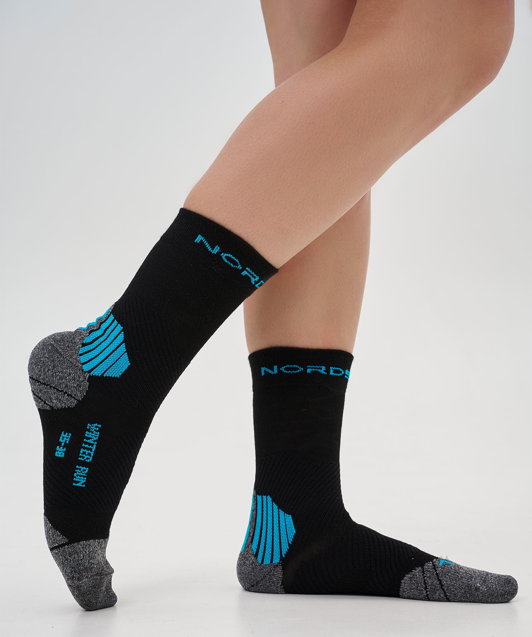 Носки Winter Run Black/Light Blue