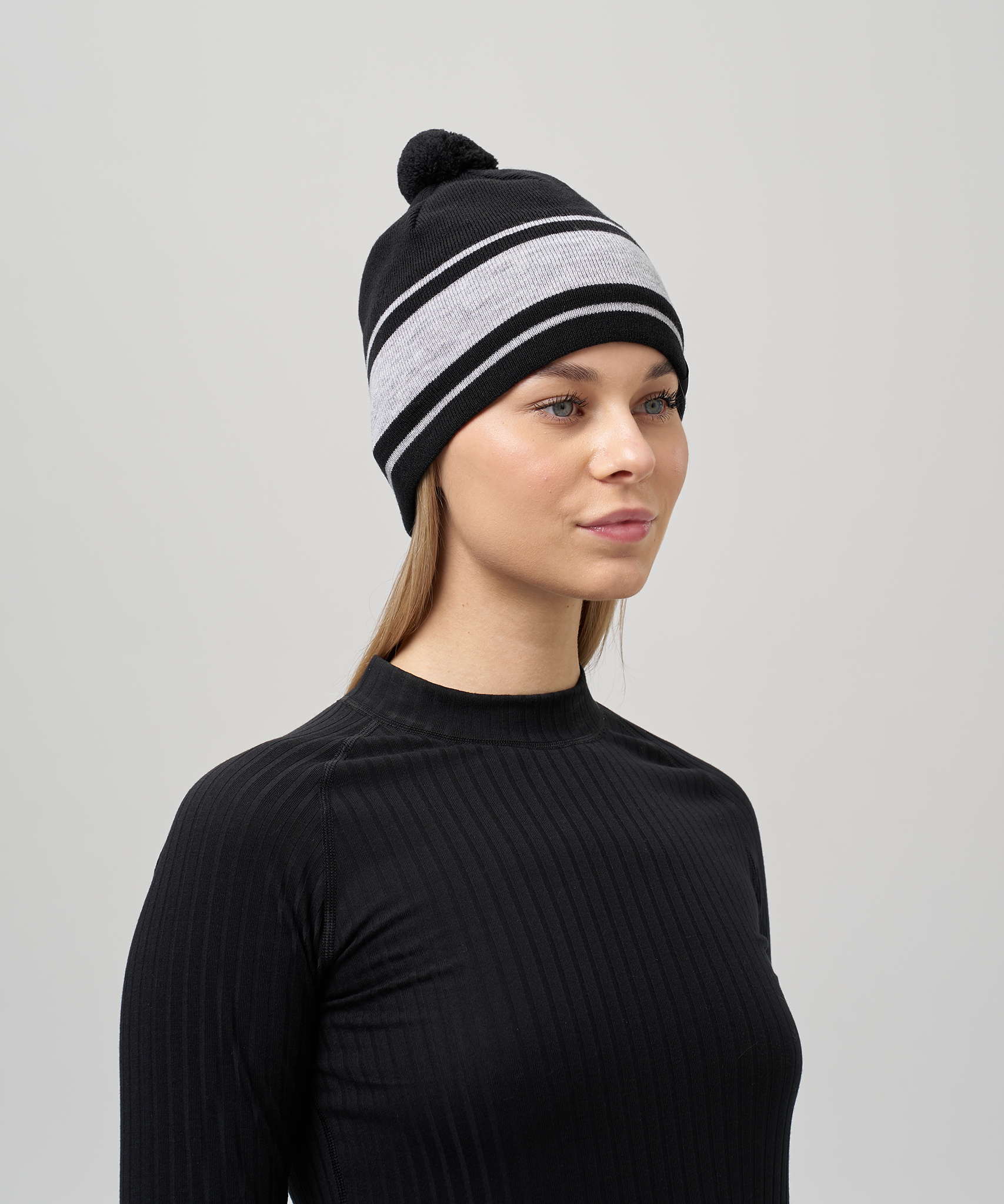 Шапка Nordski Tone Stripe Black