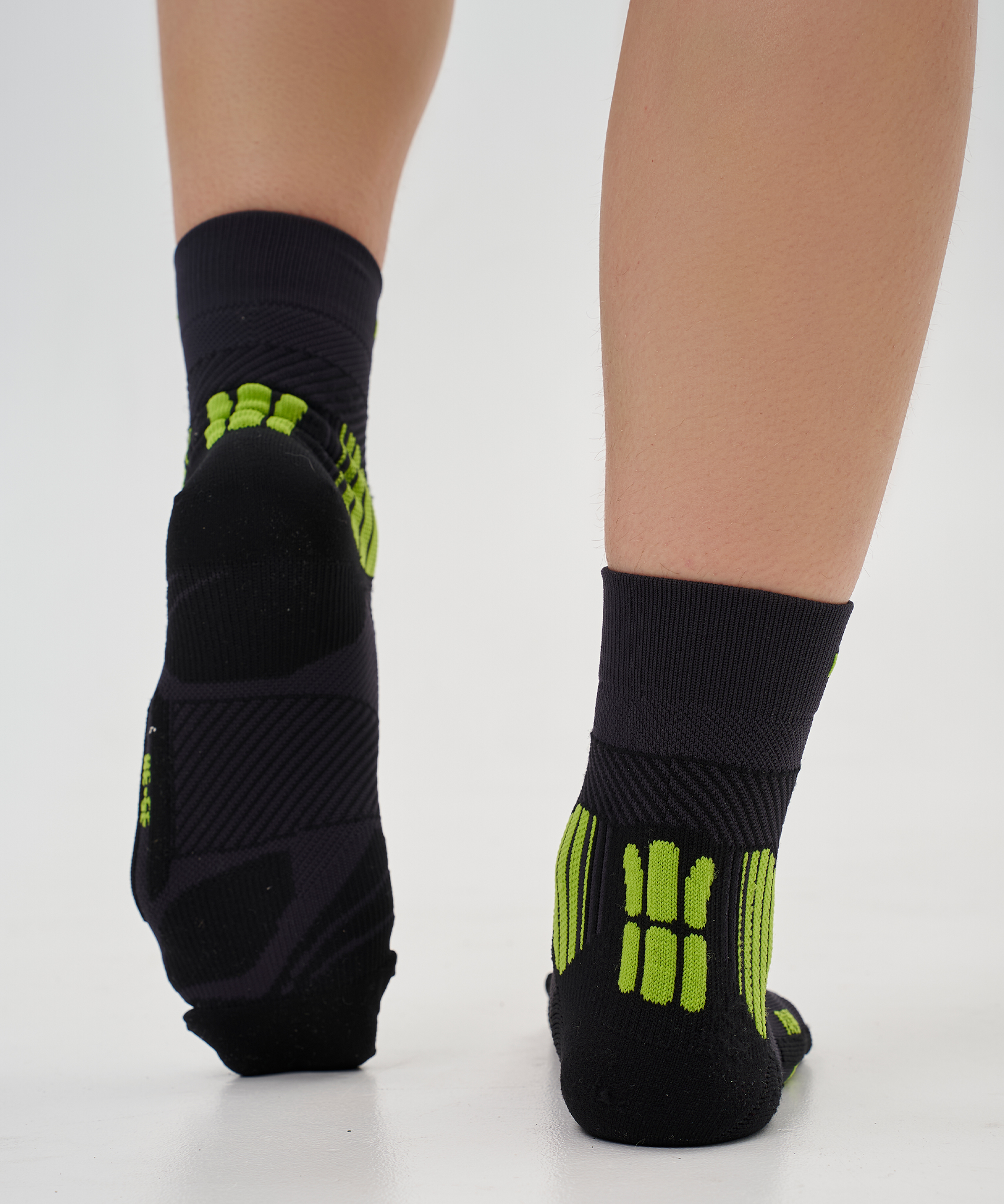 Носки Run All year Black/Lime