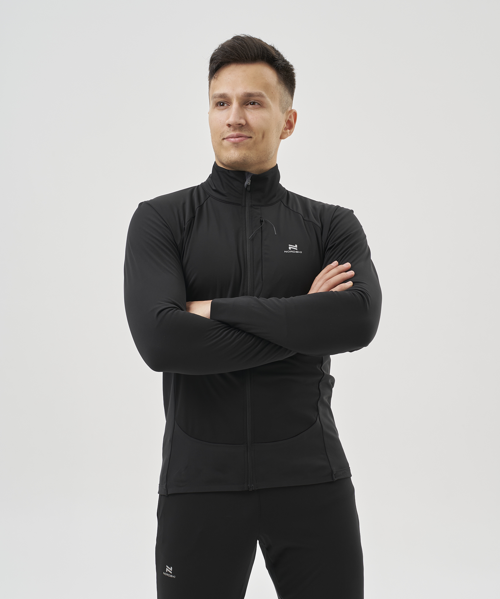 Тренировочная куртка Nordski Race Black