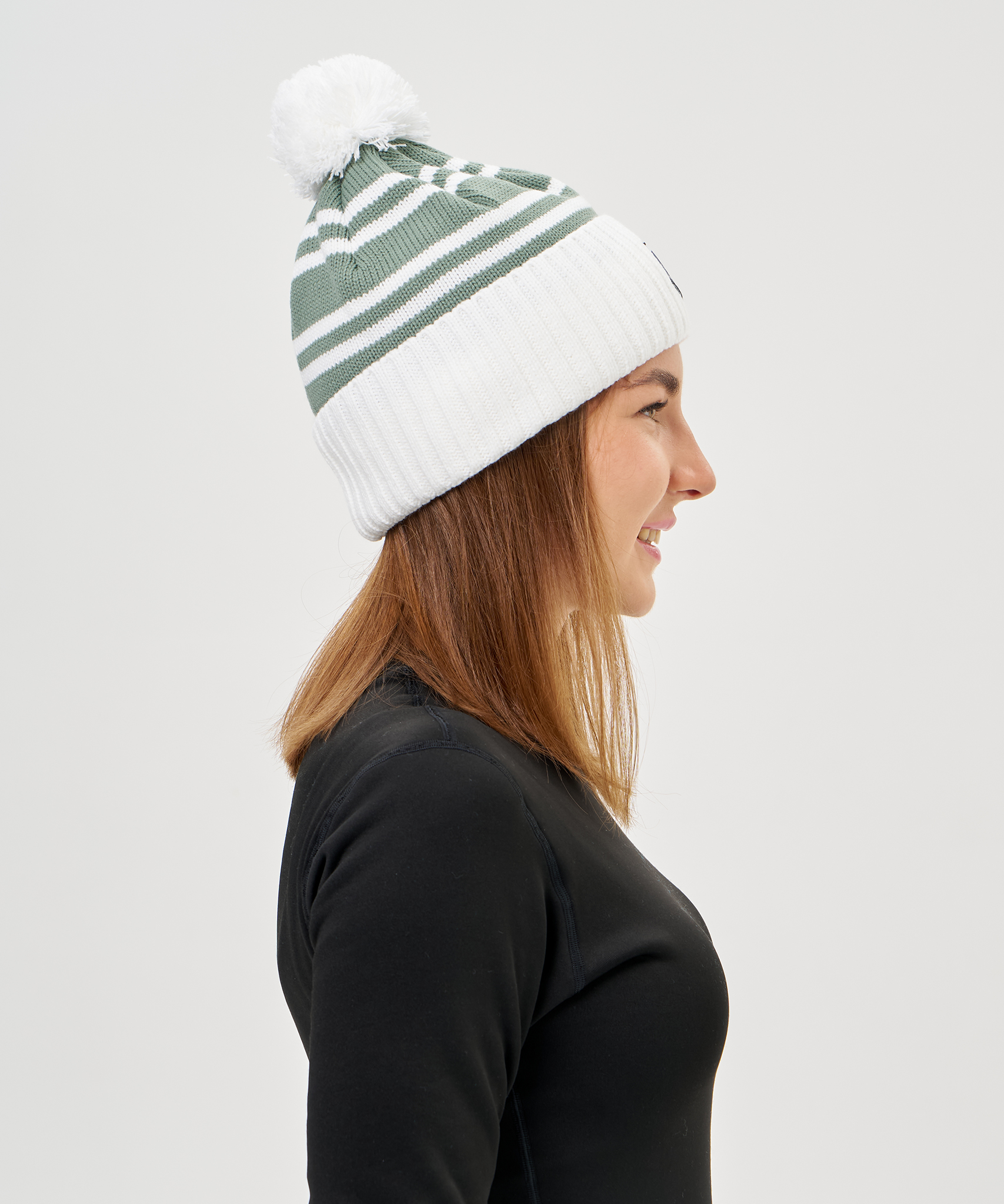 Шапка Nordski Severe Ice Mint/White