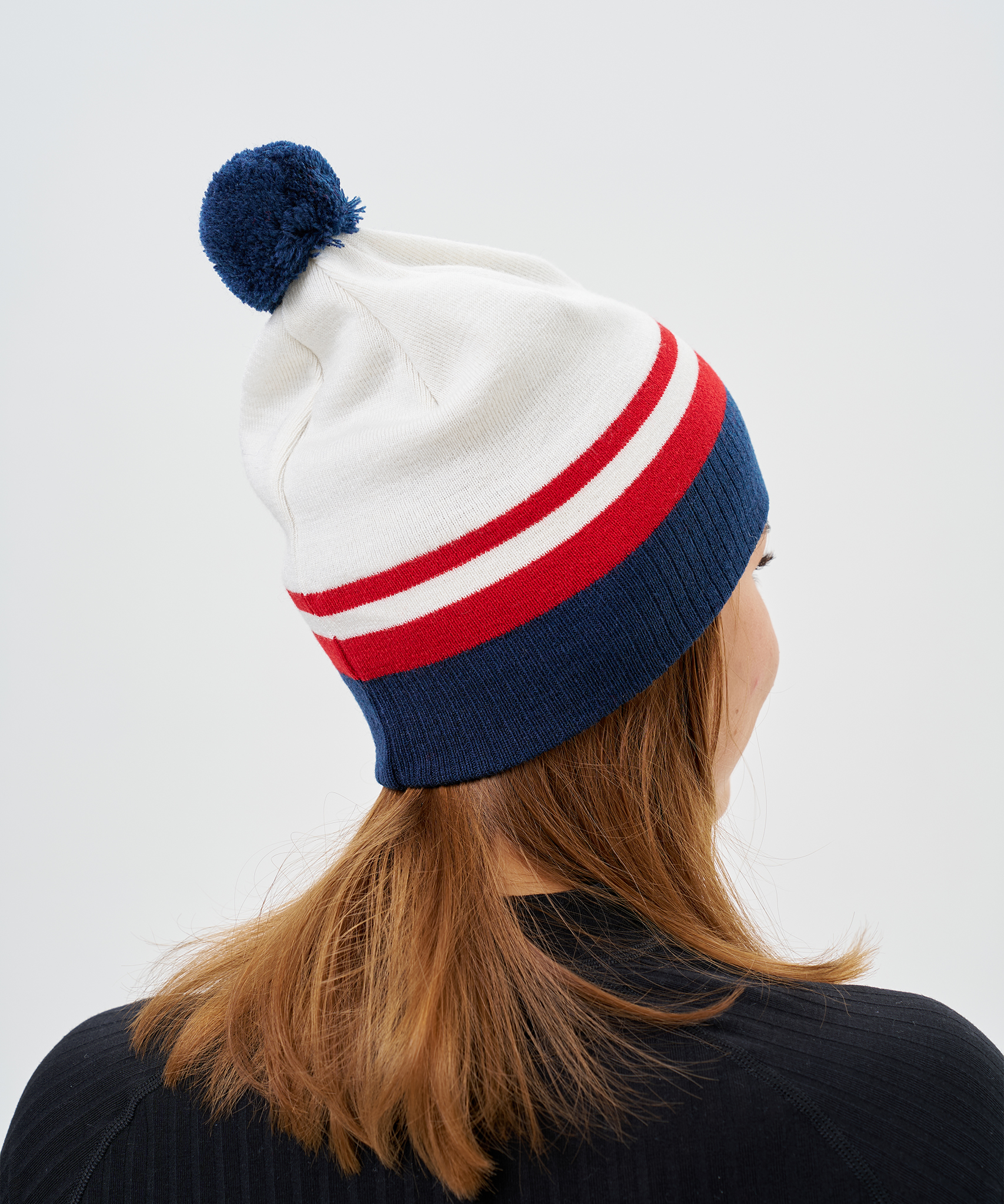 Шапка Nordski Move White/Red/Blue